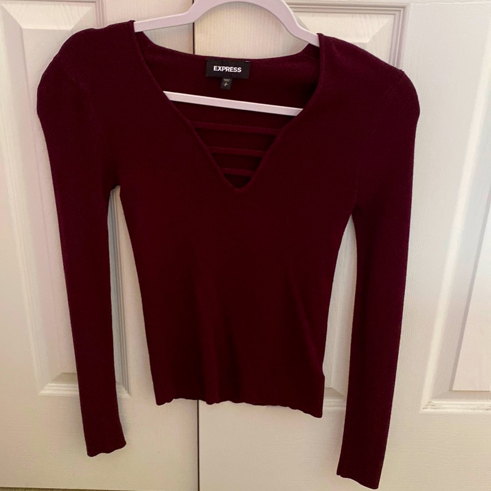 Express Caged Sweater